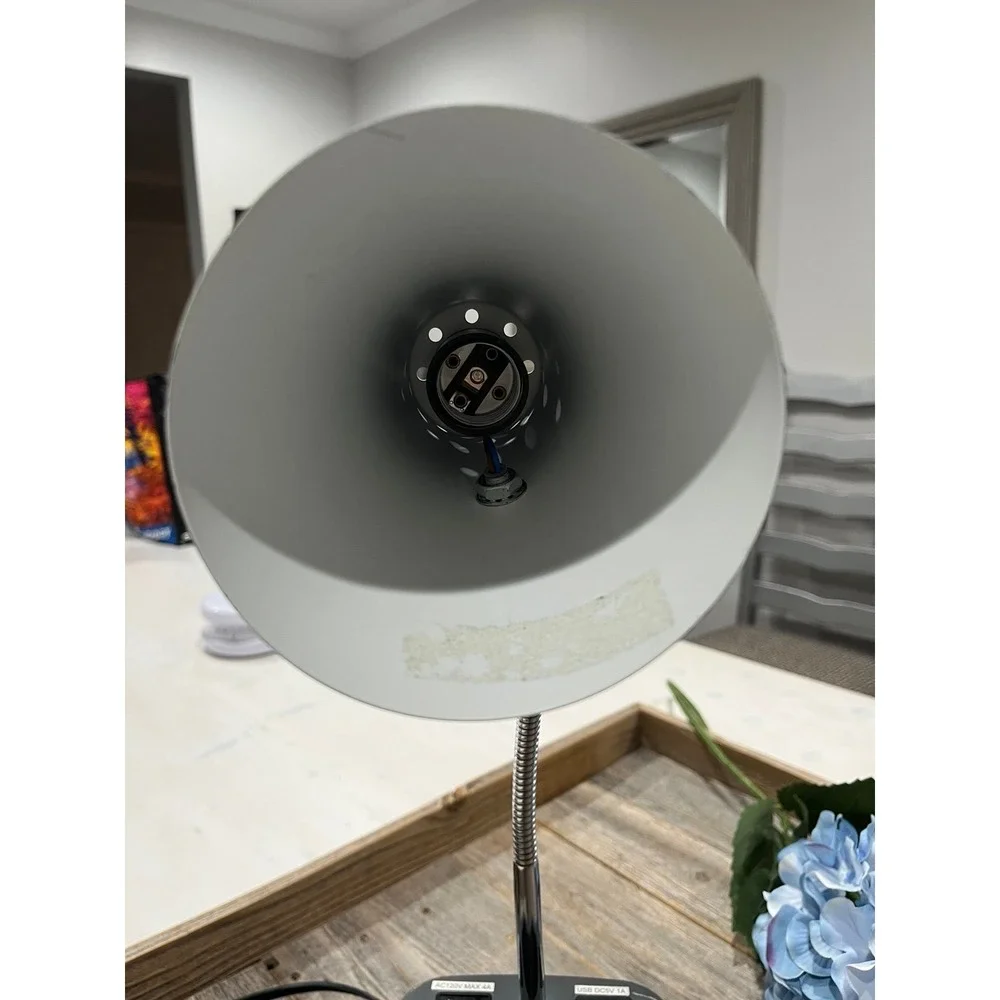 Realspace‎ Lusina Gray desk lamp